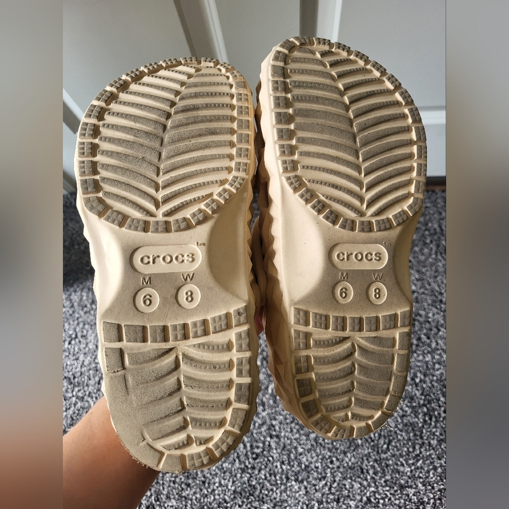 Crocs Beige Clogs - Picture 2 of 2